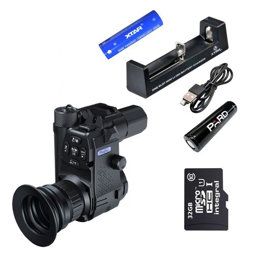 Camera NightVision Clip-On PARD NV007SP 850 LRF smart kit cu pachet extra baterii +card SD micro 32GB 