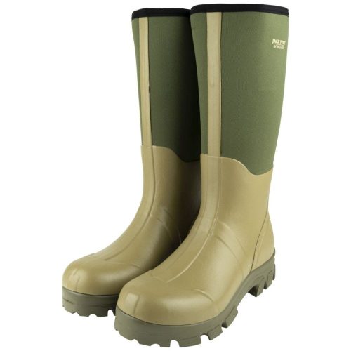 Cizme neoprene Jack Pyke Wellie Ashcombe, verde, mărimea 8