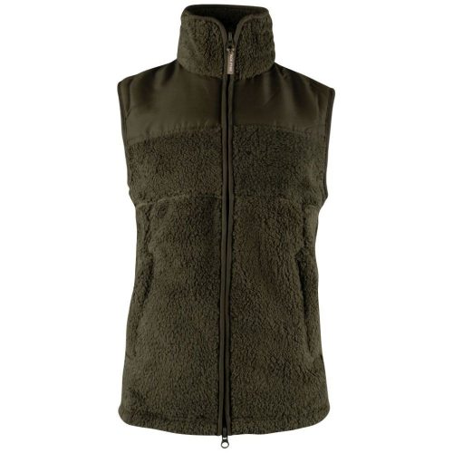 Vestă Jack Pyke Sherpa Fleece, oliv închis, mărimea S