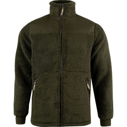 Jachetă din polar Sherpa Jack Pyke GEN 2, oliv închis, mărimea S