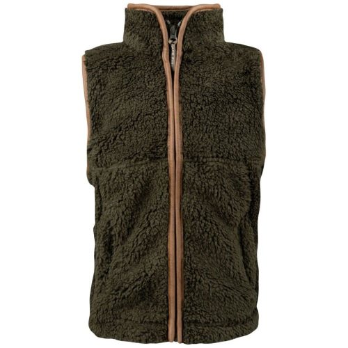 Vestă Jack Pyke Junior Sherpa Fleece, culoare oliv închis, mărimea L