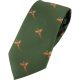 Cravata de vanatoare Jack Pyke cu fazan – Shooting Tie Pheasant culoare verde