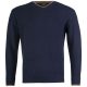 Jack Pyke Ashcombe Pulover 100% lână de miel cu decolteu V, culoare bleumarin, mărimea S