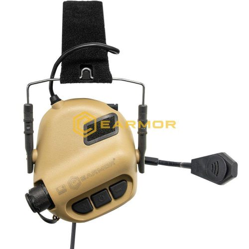Casti electronice Opsmen Earmor M32 nisip 